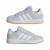 Basket garçon en cuir style rétro velcro Bleu ciel 4 - vertbaudet enfant 