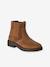 Boots fille cuir zippées marron 1 - vertbaudet enfant 