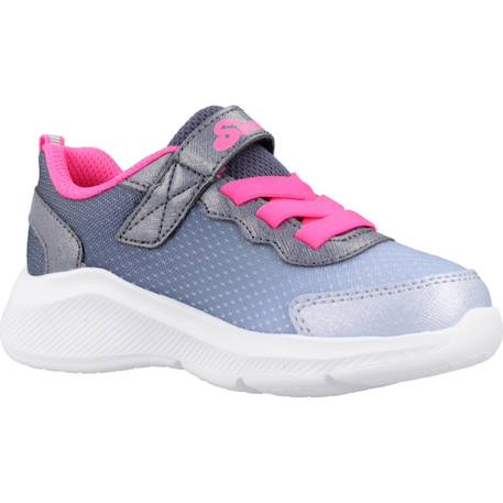 Baskets bébé fille légère Bleu marine et rose vif 5 - vertbaudet enfant 