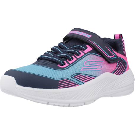 Basket fille synthétique légère et souple Bleu marine multicolore+Bleu nvmt 4 - vertbaudet enfant 