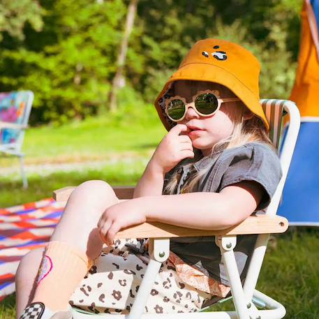 Bob réversible enfant upf50+ coton protection soleil Orange 2 - vertbaudet enfant 