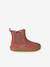 Boots bébé fille cuir zippées brun+jaune d'or+marine+vieux rose 18 - vertbaudet enfant 