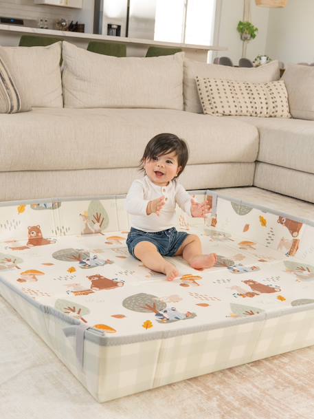 Tapis Mousse Géant Pliable - beige+écru+multicolore 3 - vertbaudet enfant 