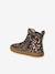 Boots bébé fille cuir zippées brun+jaune d'or+marine+vieux rose 3 - vertbaudet enfant 