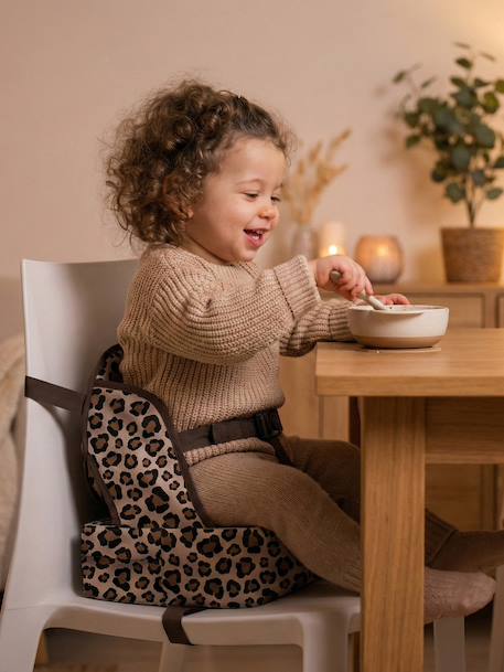 Rehausseur de chaise Easy up BABY TO LOVE gris étoiles+marron imprimé+rayé bleu 11 - vertbaudet enfant 