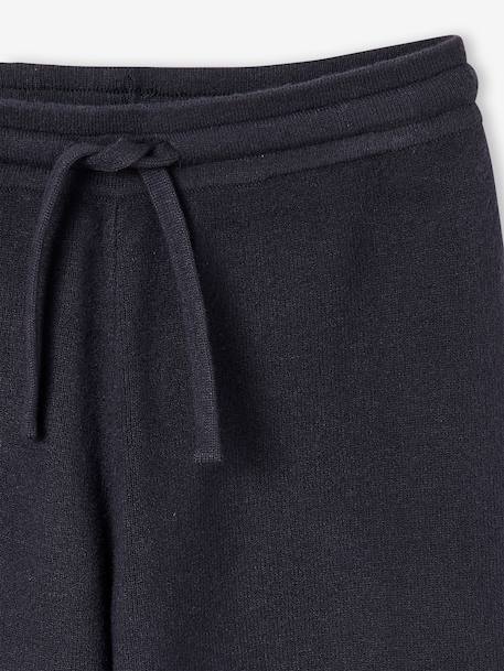 Pantalon large fille anthracite+beige 3 - vertbaudet enfant 