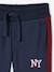 Jogging garçon bande côté bordeaux+gris chiné+rouge+vert 3 - vertbaudet enfant 