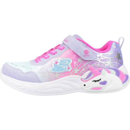 Baskets enfant fille légère souple Rose et turquoise+Violet et rose vif 8 - vertbaudet enfant 