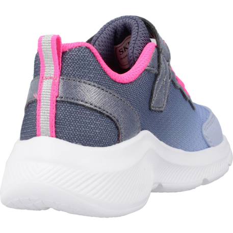 Baskets bébé fille légère Bleu marine et rose vif 3 - vertbaudet enfant 