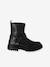 Boots fille cuir zippées noir 2 - vertbaudet enfant 