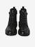 Boots fille cuir à lacets et zip noir 4 - vertbaudet enfant 