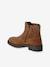 Boots fille cuir zippées marron 3 - vertbaudet enfant 