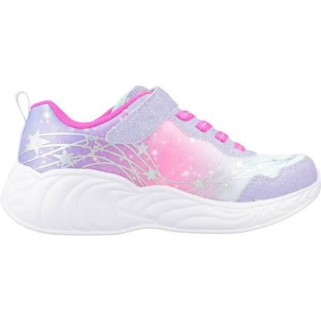 Baskets enfant fille légère souple Rose et turquoise+Violet et rose vif 7 - vertbaudet enfant 