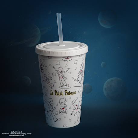 Gobelet tumbler merveilleux voyageur - le petit prince Blanc 2 - vertbaudet enfant 