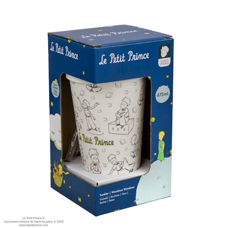 Gobelet tumbler merveilleux voyageur - le petit prince Blanc 6 - vertbaudet enfant 