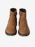 Boots fille cuir zippées marron 5 - vertbaudet enfant 
