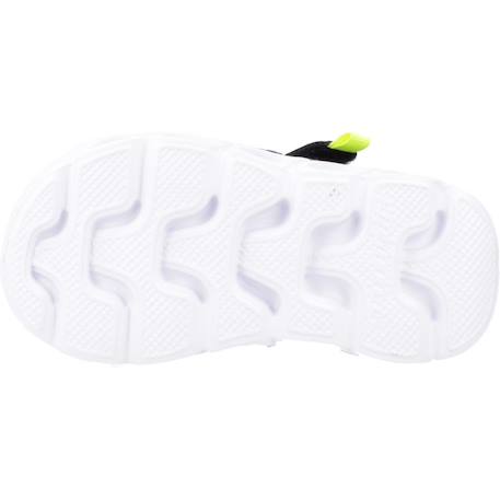 Sandales bébé garçon en textile légère souple Bleu marine+Noir et citron 12 - vertbaudet enfant 