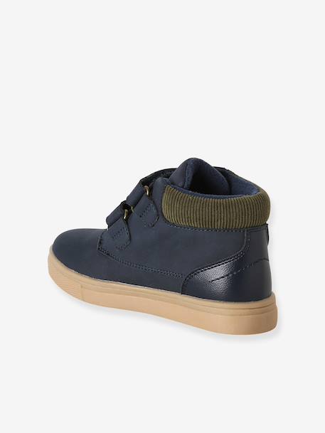 Boots enfant garçon à scratchs marine 1 - vertbaudet enfant 