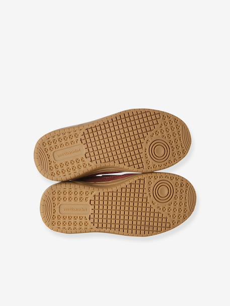 Baskets enfant fille cuir à scratchs vieux rose 6 - vertbaudet enfant 