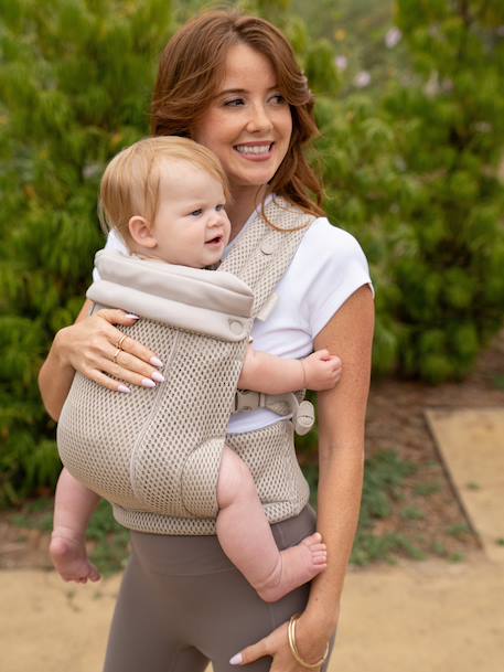 Porte-bébé ergonomique respirant beige 3 - vertbaudet enfant 