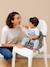 Rehausseur de chaise Easy up BABY TO LOVE gris étoiles+marron imprimé+rayé bleu 9 - vertbaudet enfant 