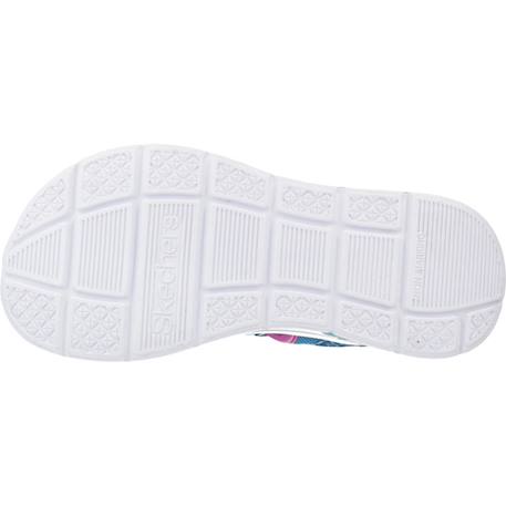 Sandales enfant fille en textile légère confortable Bleu+Bleu blmt+Violet lvmt 6 - vertbaudet enfant 