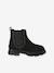 Boots fille cuir zippées noir 2 - vertbaudet enfant 