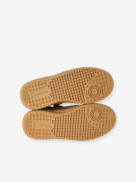 Baskets fille cuir à lacets beige+marron 11 - vertbaudet enfant 