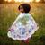 Cape à colorier réversible princesse Turquoise 1 - vertbaudet enfant 