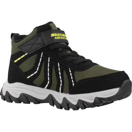 Basket garçon synthétique légère et souple Vert bkgr+Vert et noir 11 - vertbaudet enfant 