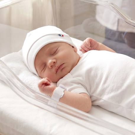 Bonnet de naissance en coton ultra doux Beige+Blanc+Bleu+Écru+Rose+Vert 5 - vertbaudet enfant 