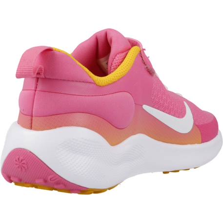 Baskets enfant garçon en textile Noir+Rose vif 9 - vertbaudet enfant 