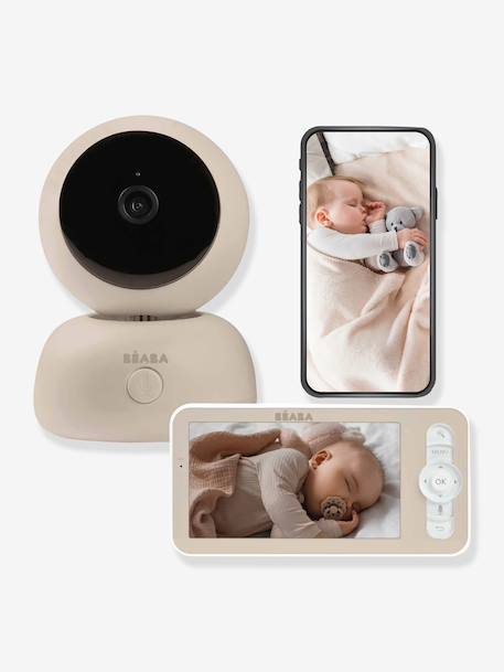 Ecoute-bébé vidéo Zen Premium blanc+Night blue+sable 19 - vertbaudet enfant 