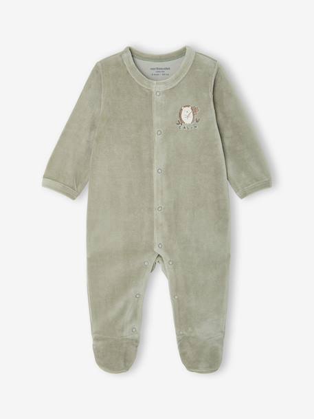 Lot de 2 dors-bien bébé ouverture devant cappuccino+rose pâle+vert sauge 18 - vertbaudet enfant 
