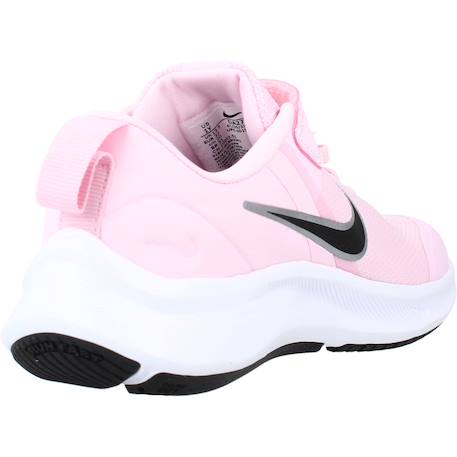 Baskets enfant fille en textile Noir+Rose vif 9 - vertbaudet enfant 