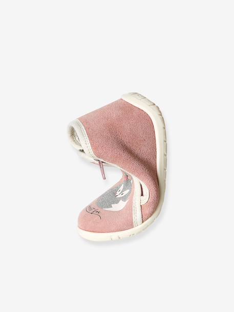 Bottines zippées souples en cuir bébé or+vieux rose 13 - vertbaudet enfant 