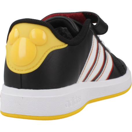 Basket garçon grand court mickey Noir+Noir black 3 - vertbaudet enfant 