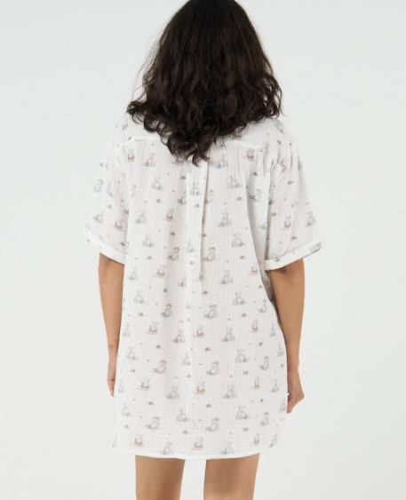 Robe de nuit maternité et allaitement elinor Multicolore 5 - vertbaudet enfant 