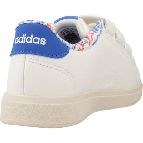 Baskets garçon à scratch motif Blanc 3 - vertbaudet enfant 