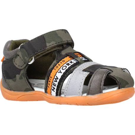 Sandale bébé cuir gunter Vert 650 5 - vertbaudet enfant 