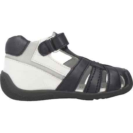 Sandale bébé cuir gianpiero Bleu 800 1 - vertbaudet enfant 