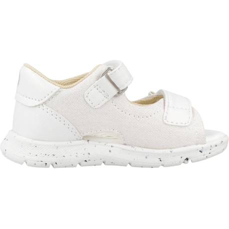 Sandale bébé synthétique glammy Blanc 300+Rose 100 1 - vertbaudet enfant 