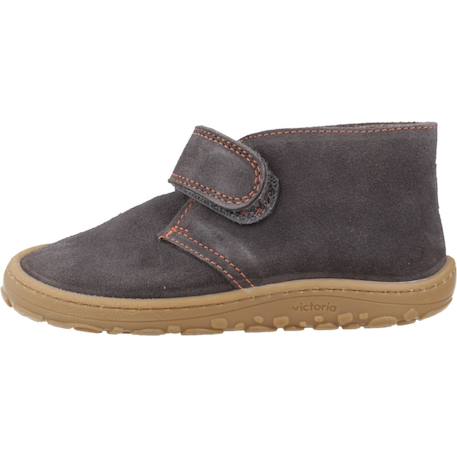 Botte enfant cuir enfant cuir s bosco Bleu marine+Gris anthracite 8 - vertbaudet enfant 