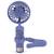 Ventilateur poussette bébé portable multi-usage summer Blanc+Bleu+Vert eucalyptus 7 - vertbaudet enfant 