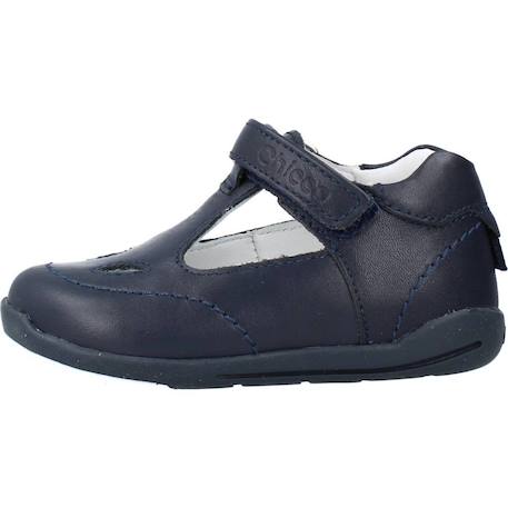 Derby bébé cuir g33 Bleu 800 2 - vertbaudet enfant 