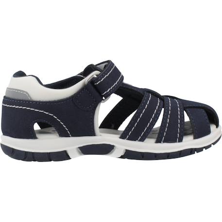 Sandale bébé textile 1122036c Bleu 800+Bleu 860 1 - vertbaudet enfant 