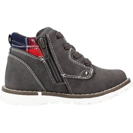 Botte bébé synthétique fulvio Gris 950 1 - vertbaudet enfant 