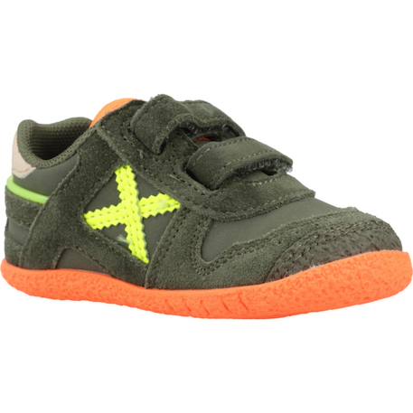 Basket bébé cuir cuir goal Vert 5 - vertbaudet enfant 