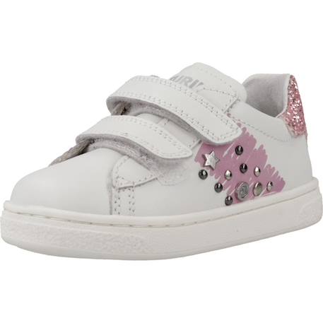 Basket enfant cuir inialos Blanc 4 - vertbaudet enfant 