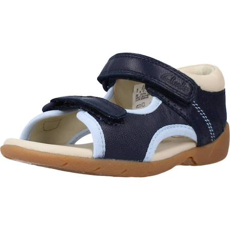 Sandales bébé cuir zora spirit t Bleu navy 4 - vertbaudet enfant 